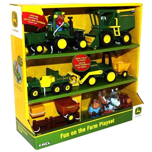 John Deere Farm Playset, 18 months and Up, Green 34984 Zoro